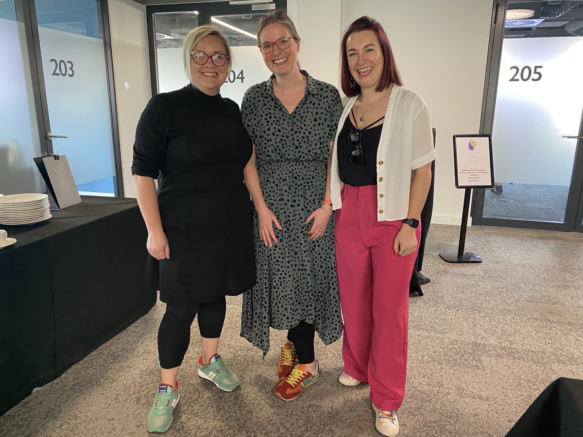 Episafe meeting - old and new friends - midwives!!! @researchmidwife86 <a href="/amiewil/">Dr Amie Wilson</a>