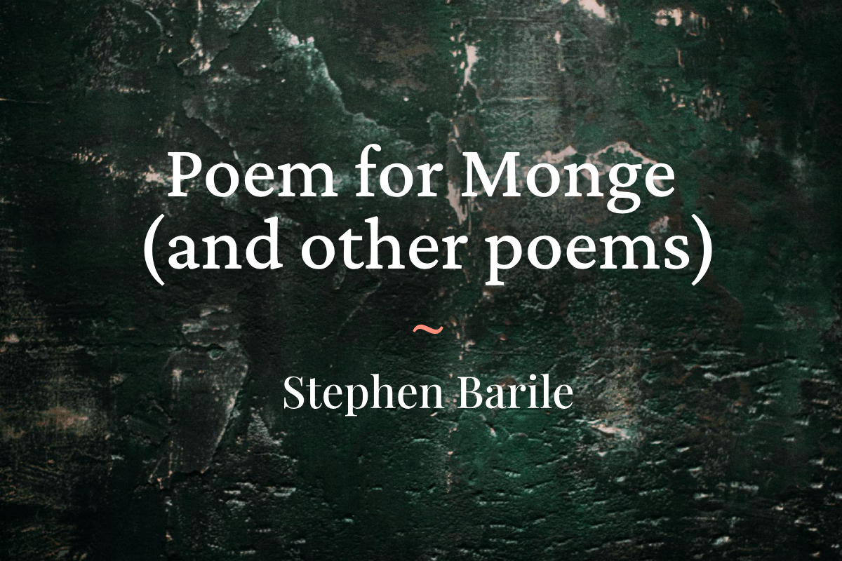 Poem for Monge (and other poems) by Stephen Barile bristolnoir.co.uk/poem-for-monge… #dirtyrealism #poetry #readingcommunity #writingcommunity #publishing