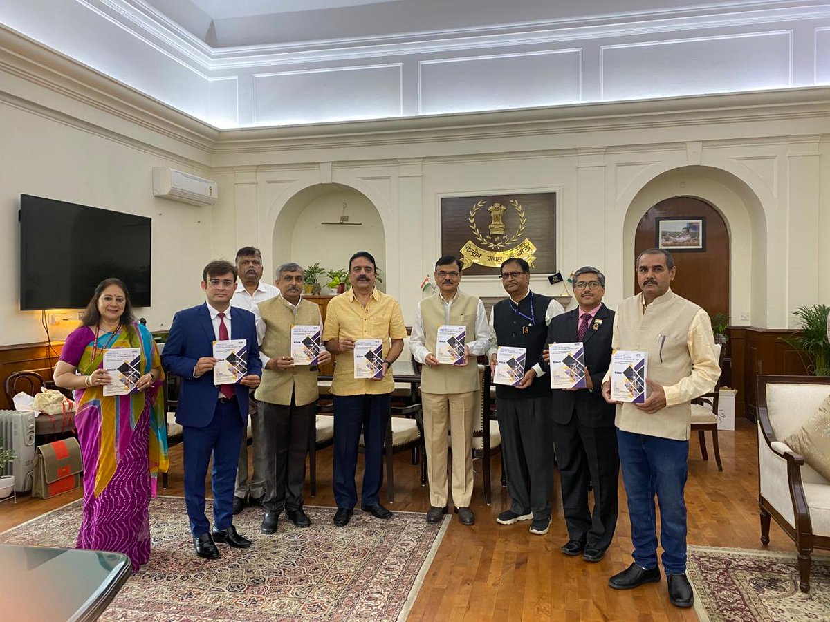 Release of Guidance Note on Inventory Valuation under the Income Tax Act 1961 developed by CASB of ICMAI at the hands of Shri Nitin Gupta, IRS, Chairman, Central Board of Direct Taxes (CBDT), Ministry of Finance, Government of India on 09.05.2024