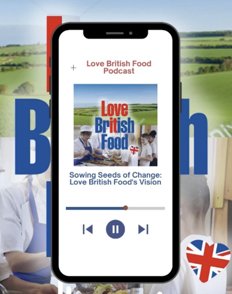 Exciting Love British Food news... The Official Love British Food podcast will be launching on Friday, available on your chosen podcast app. The first episode, out tomorrow, is called Sowing the Seeds for Change... We're all looking forward to the launch!🇬🇧