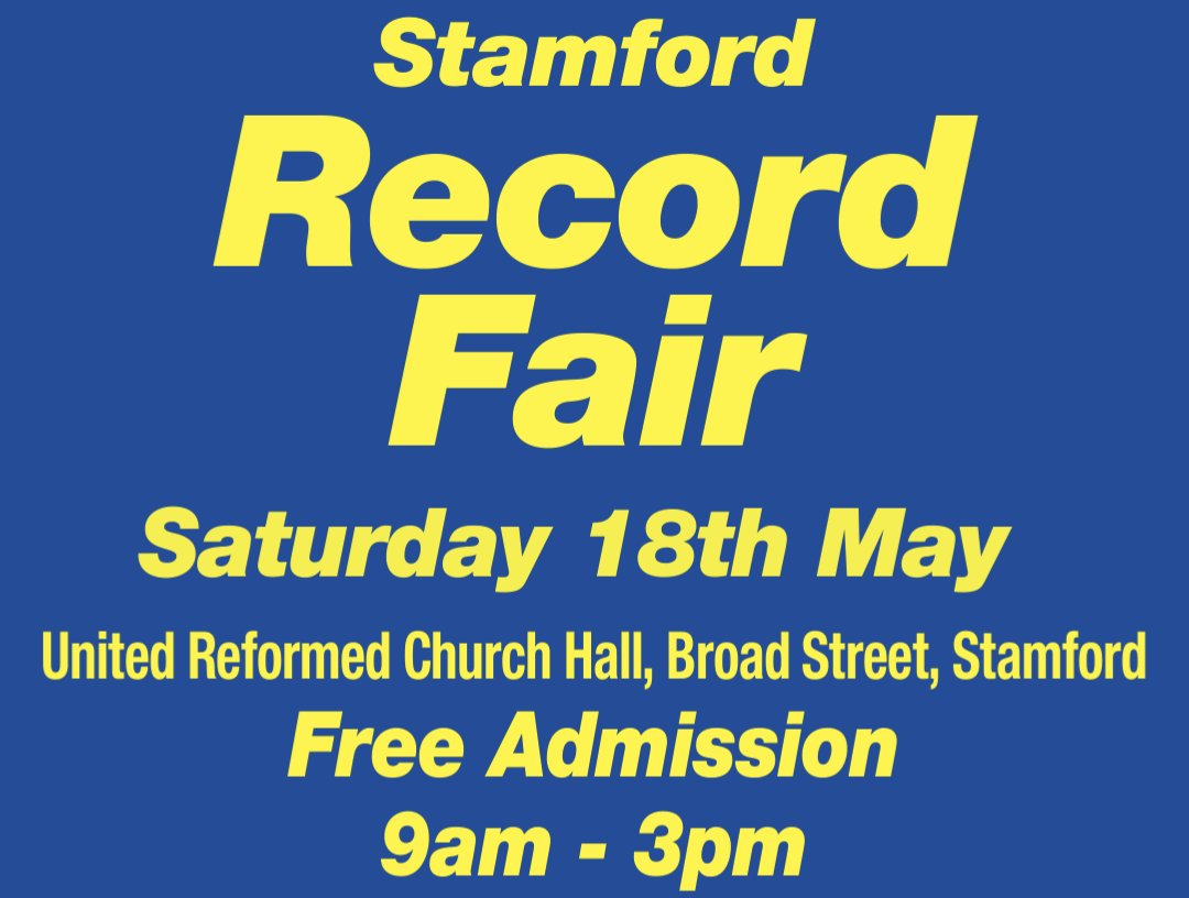 Getting closer... 
#Stamford #RecordFair Sat 18th May #records #vinyl @ShopStamfordUK #shopstamford #shoplocal #shopindependent #freeteaandcoffee  @rockonrecordsUK @TraveltheGroove