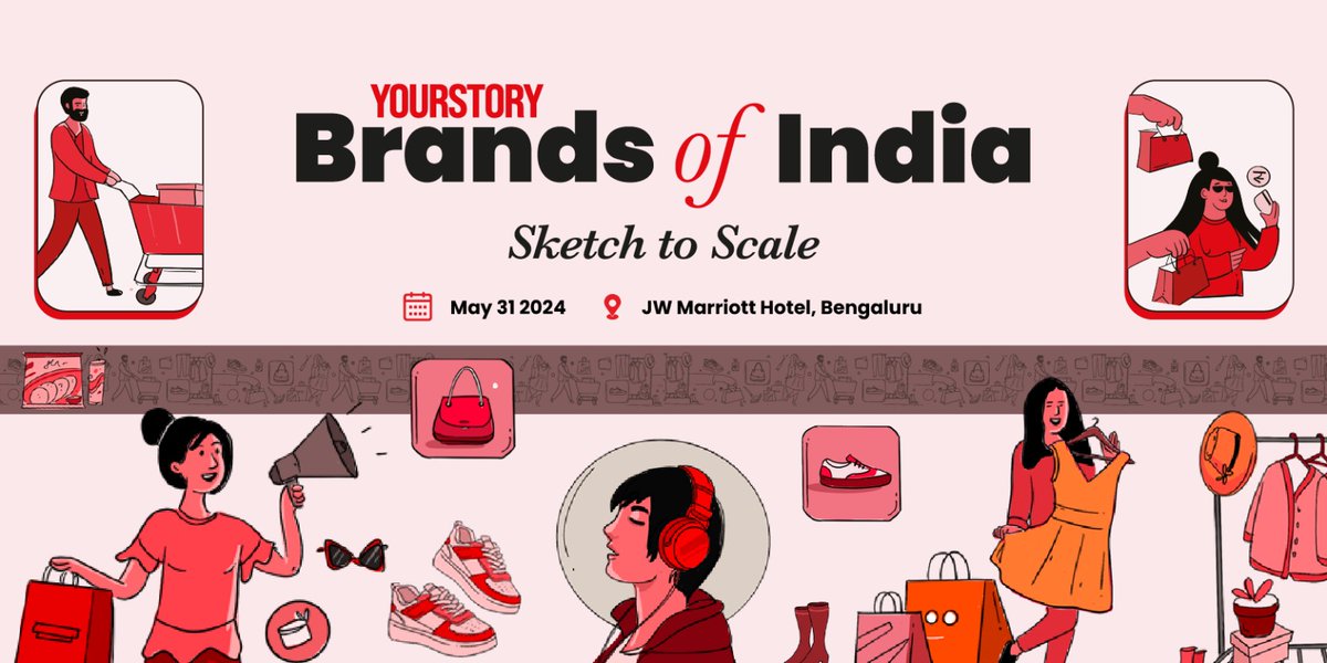 Are you prepared for an electrifying celebration honoring India's most innovative and inspiring brands? 🤩

🗓 Join us on May 31, 2024, for #BrandsOfIndia, where India's iconic brands will take center stage.

🚀 Experience the entire lifecycle of a D2C Brand from Sketch to Scale!