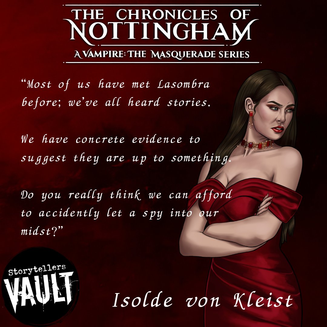 Clan Toreador is famous for the particularity of its embraces; the beautiful and the beautifully talented, but also the astute, the passionate and the hungry...

#booktwitter #vampirethemasuqerade #vtm #ttrpg #fiction #vampirebooks #darkfantasy #urbanthriller