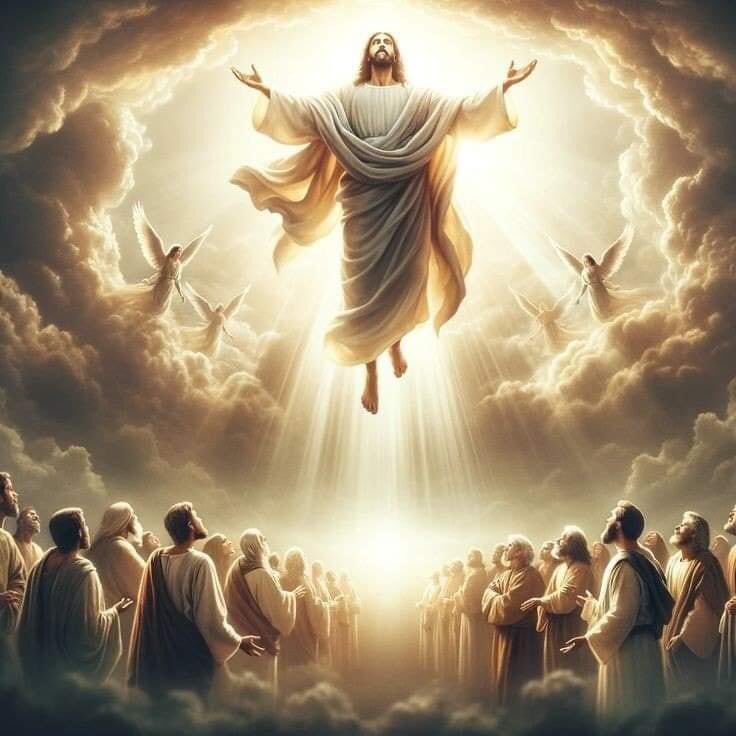 ✨✨ 40 jours après Pâques et la résurrection de Jésus
Célébrons aujourd’hui son élévation vers Dieu ✨✨

                       ✝️🤍✝️

Bonne fête de l’Ascension à tous les Chrétiens 🙏🏻🙏🏻🙏🏻
#Ascension #JésusChrist