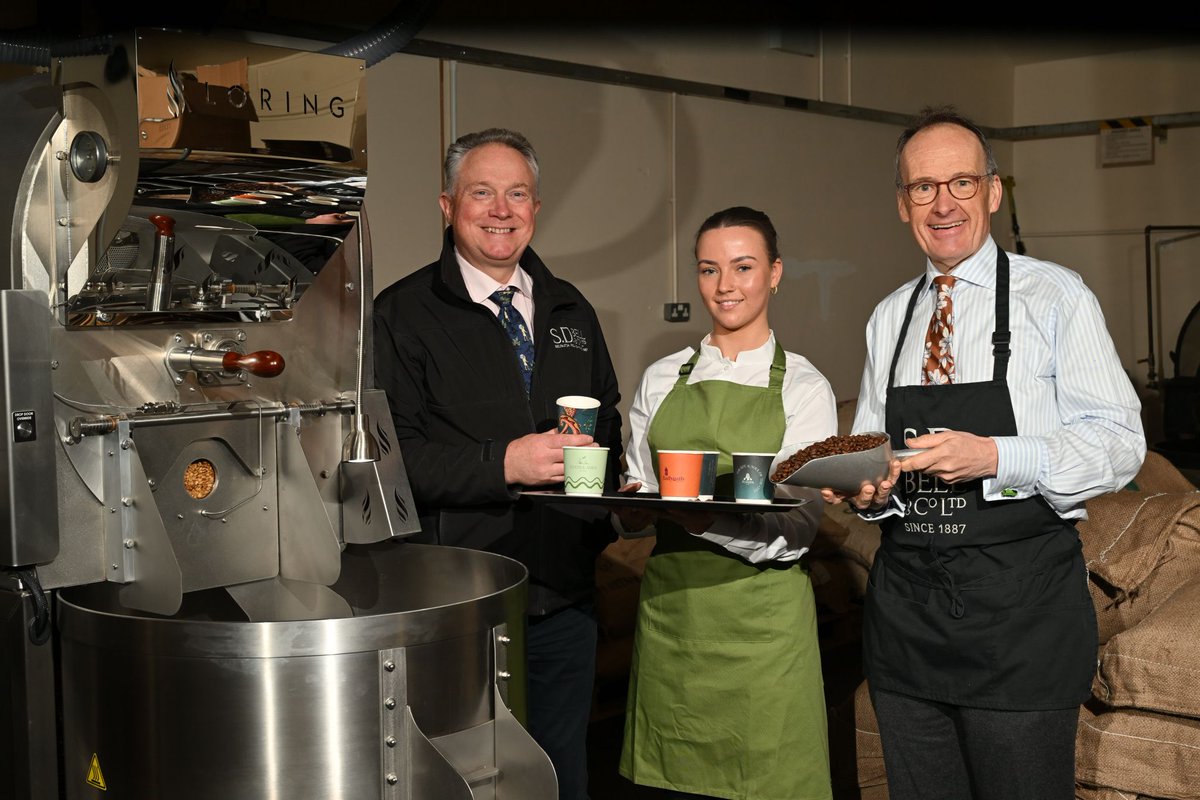 We are excited to have partnered with S.D Bell & Co to create a specially roasted 100% Arabica blend for all six of our hotels ☕ In keeping with our strong heritage of supporting local, we are delighted to have teamed up with Robert Bell, of SD Bell & Co. #Coffee #Hospitality
