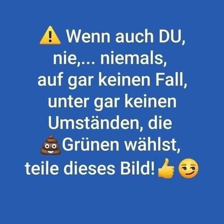 Nieder mit dem grünen Bodensatz