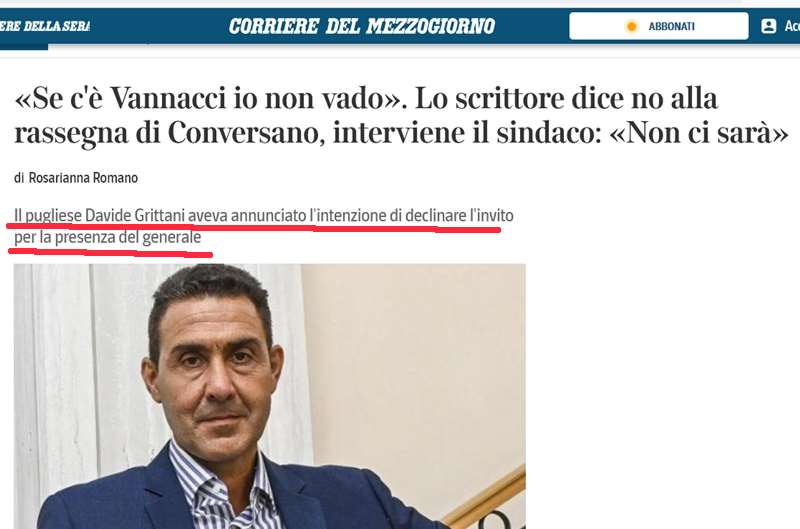 'Se c'è Vannacci, io non vado' Asilo infantile nella Puglia #Pd #antifascismo...