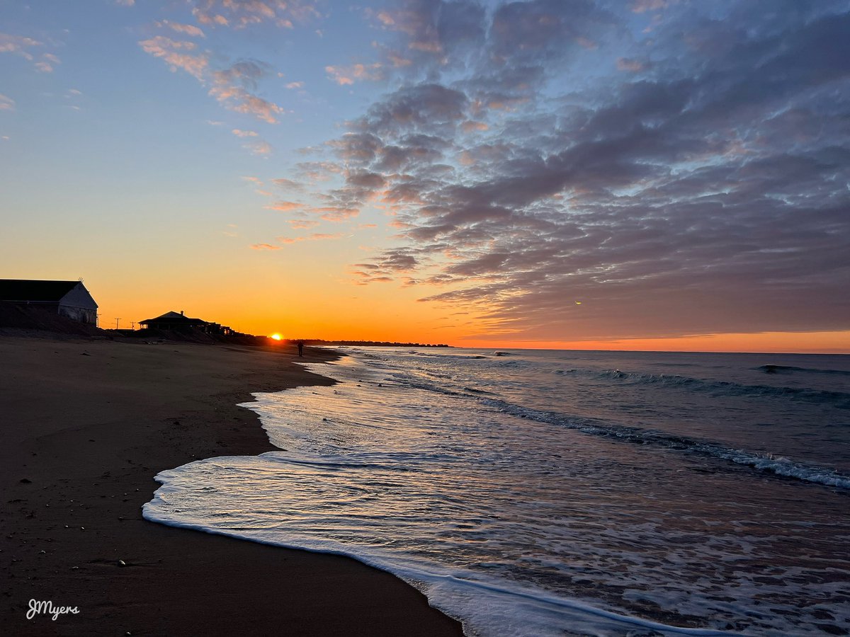 That moment of absolute stillness just before the sun rises~ Misquamicut Beach, Westerly, Rhode Island.