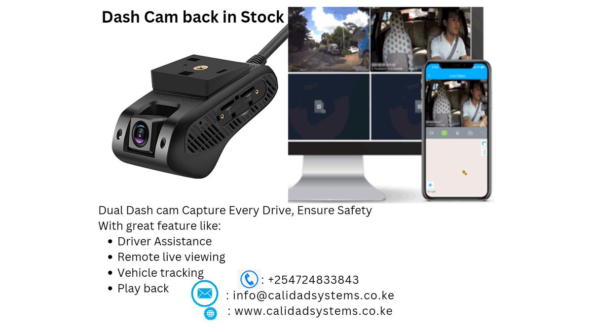 CalidadSystems's tweet photo. Experience the power of dual functionality with our AI GPS Dash Camera. Not only does it capture high-definition video, but it also integrates GPS technology to record your exact location, speed, and route. https://t.co/6Dok9sKL7D