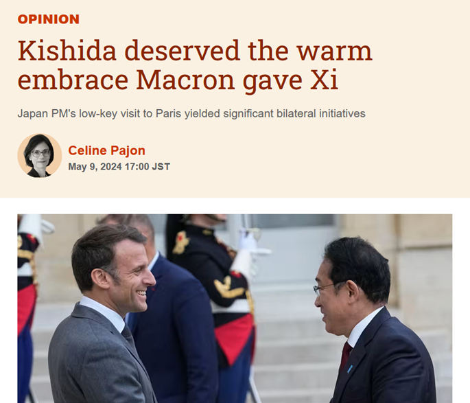 🇫🇷🇯🇵#Kishida deserved the warm embrace #Macron gave Xi. Check out my latest oped for @NikkeiAsia! I argue that #France & #Japan are more aligned that they think. They should embrace each other more closely & raise the visibility of their partnership. asia.nikkei.com/Opinion/Kishid…