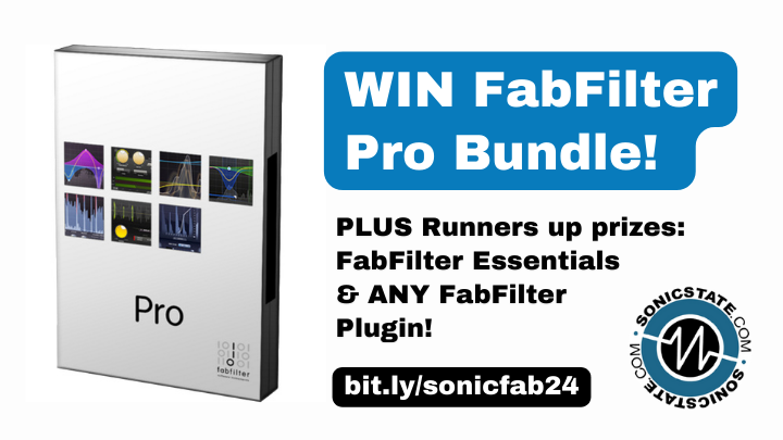 ⏲ LAST CHANCE to win over $1,100 in prizes from FabFilter in our latest competition! ESSENTIAL AND PRO BUNDLES are up for grabs, as well as ANY single plug-in. Entries close on 13th May! Head here to be in with a chance of winning:  bit.ly/sonicfab24