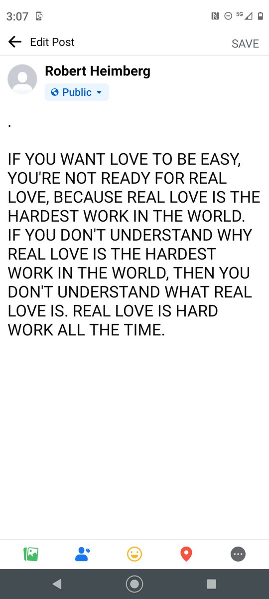 REAL LOVE IS THE HARDEST WORK IN THE WORLD.