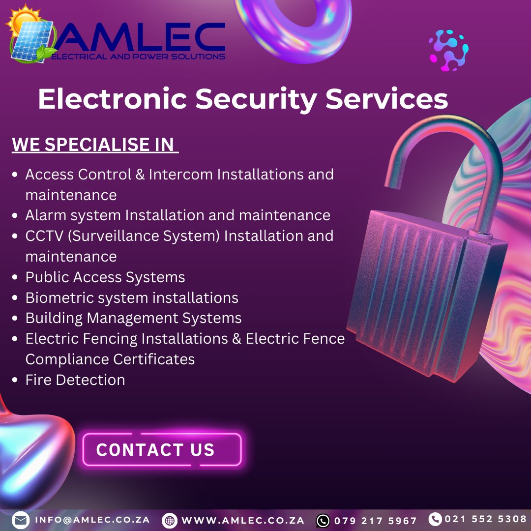 Amlec Electrical Western Cape tweet media