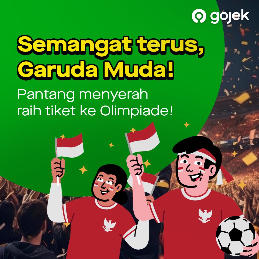 Semangat buat pertandingan hari ini @TimnasIndonesia! Kami akan terus dukung kalian🔥 #TimnasDay #BerjuangUntukIndonesia
