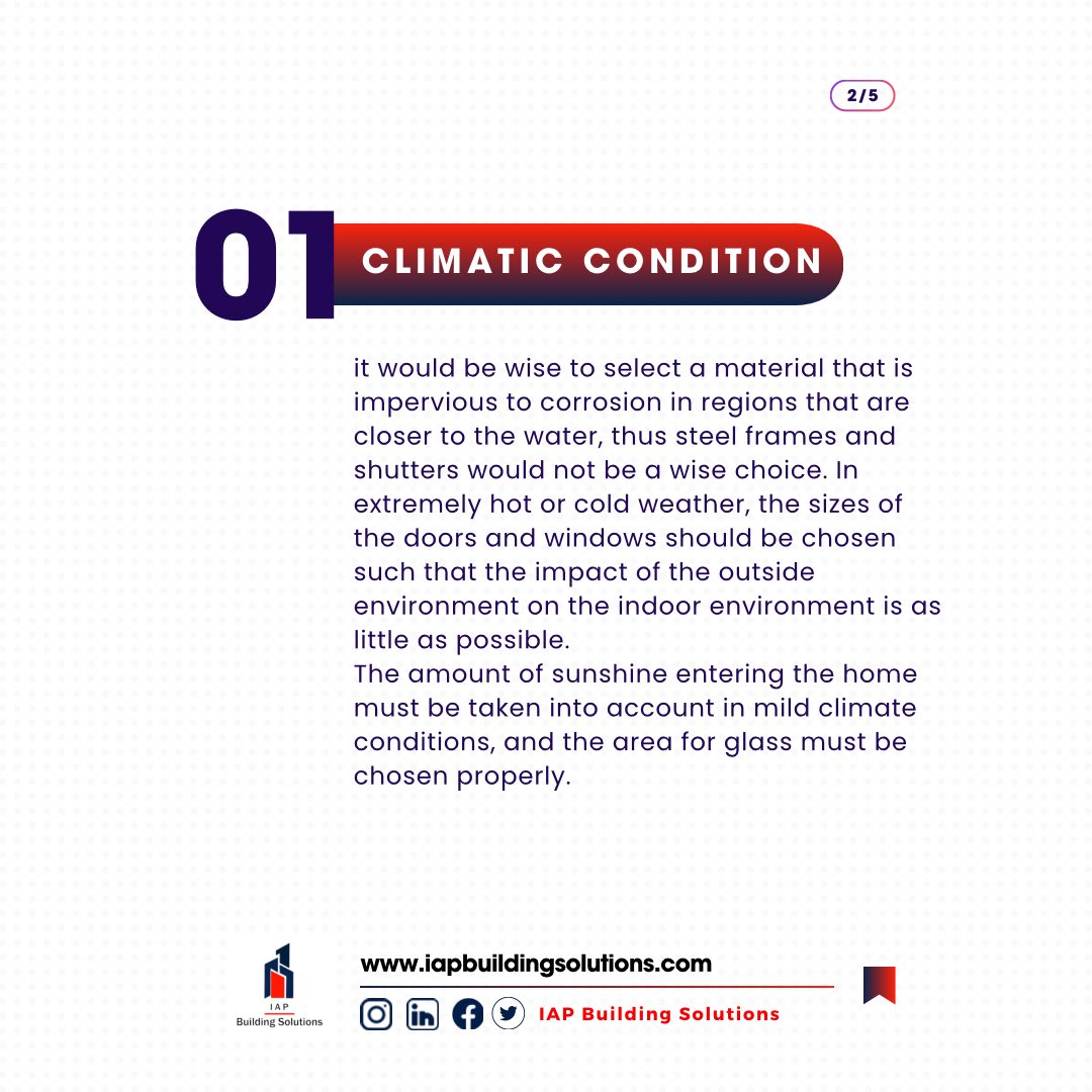 iap_solutions's tweet image. 5 Tips for Choosing windows in a building 🏠🪟

#tips #tipsthursday #tipsoftheday #windows #building #construction #iapbuildingsolutions