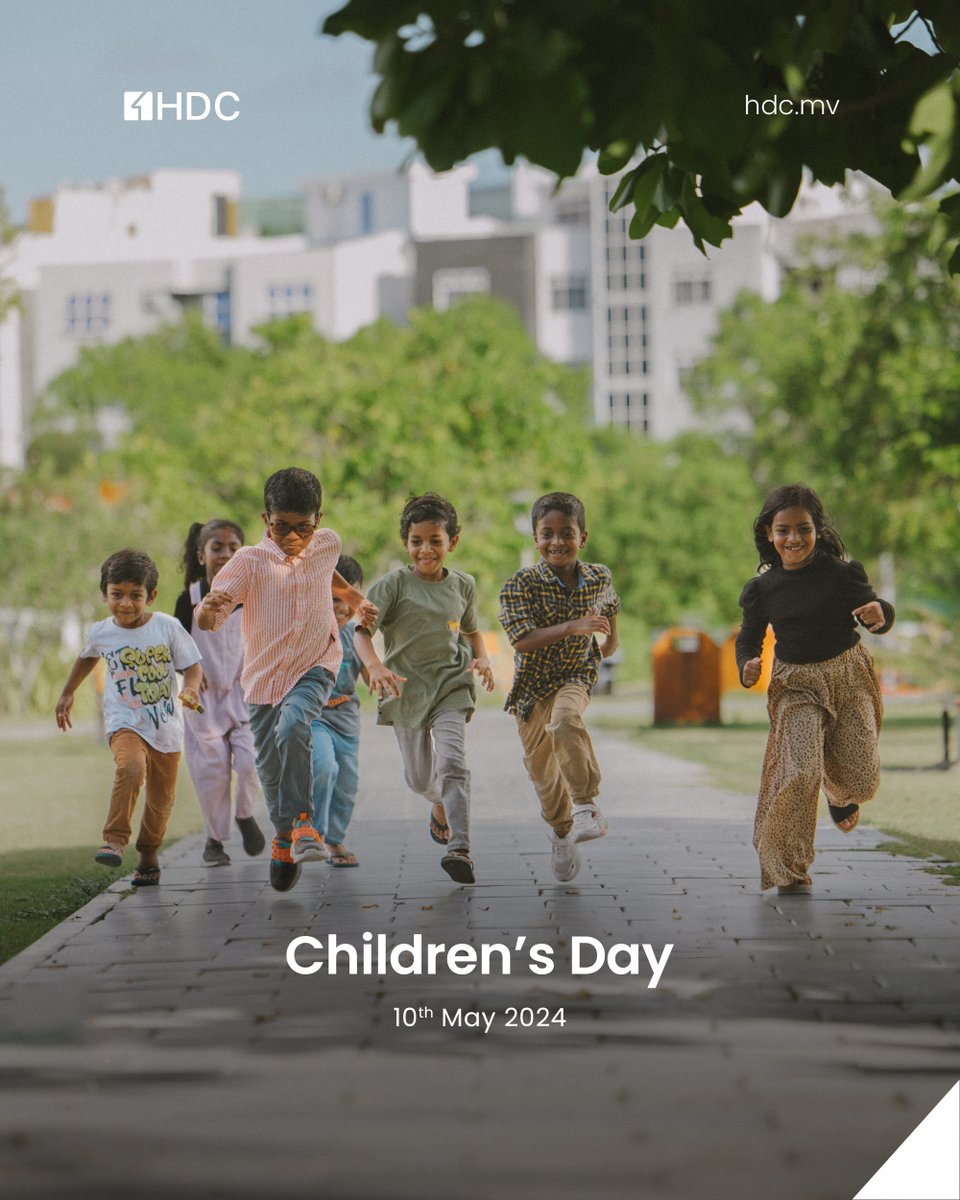 Racing towards their future, our nation's hope. Happy Children's Day! #WithHDC
