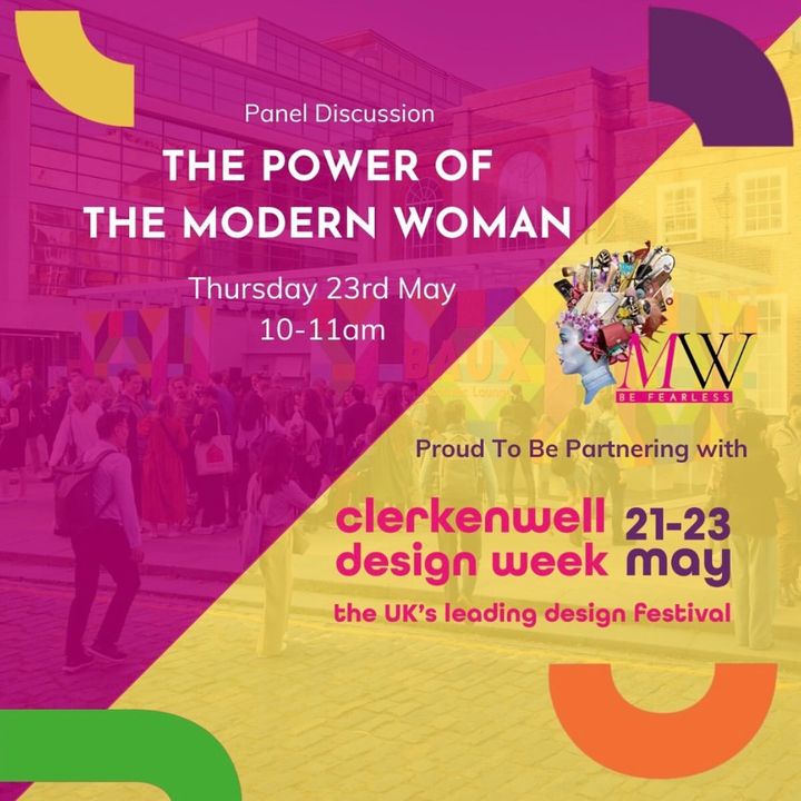 'The power of the Modern Woman' will be taking centre stage at Design Meets on the 23rd May at 10am. Join an empowering panel discussion led by @modernwoman_int! You can register for the newsletter and event here: zurl.co/7LeY #CDW #CDW2024 #Design #workshops