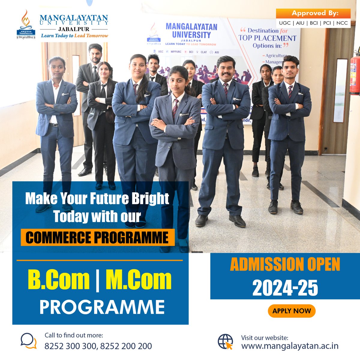 Transforming Ambitions into Achievements in Commerce: Admissions Open for Commerce Courses.
#MangalayatanUniversity #jabalpur #education #Admission #commerce #courses #admission2024 #MCOM #BCOM #commerceinstitue #ApplyNow #Apply #educational