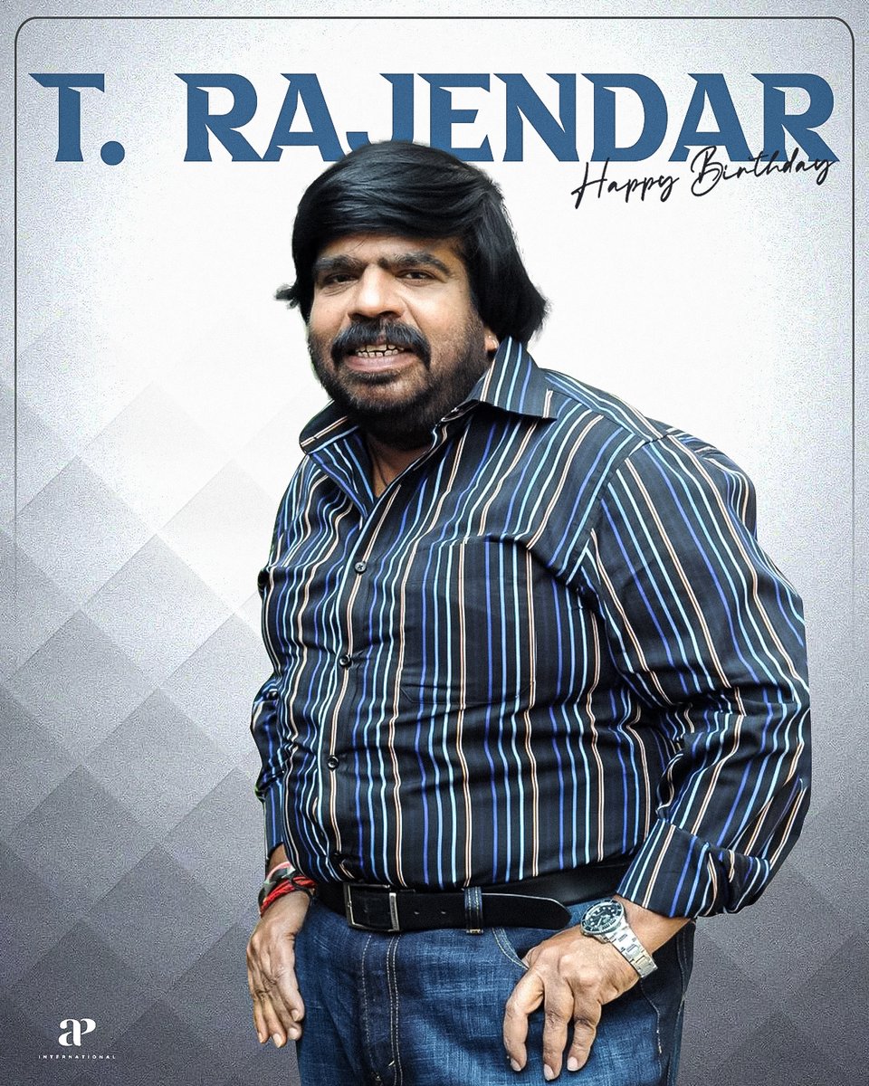 Happy Birthday to the legendary T. Rajendar! Your contributions to cinema and entertainment have been immense, shaping the industry in countless ways 🎉 🎂🌟

#HappyBirthdayTRajendar #HBDTRajendar #TRajendar