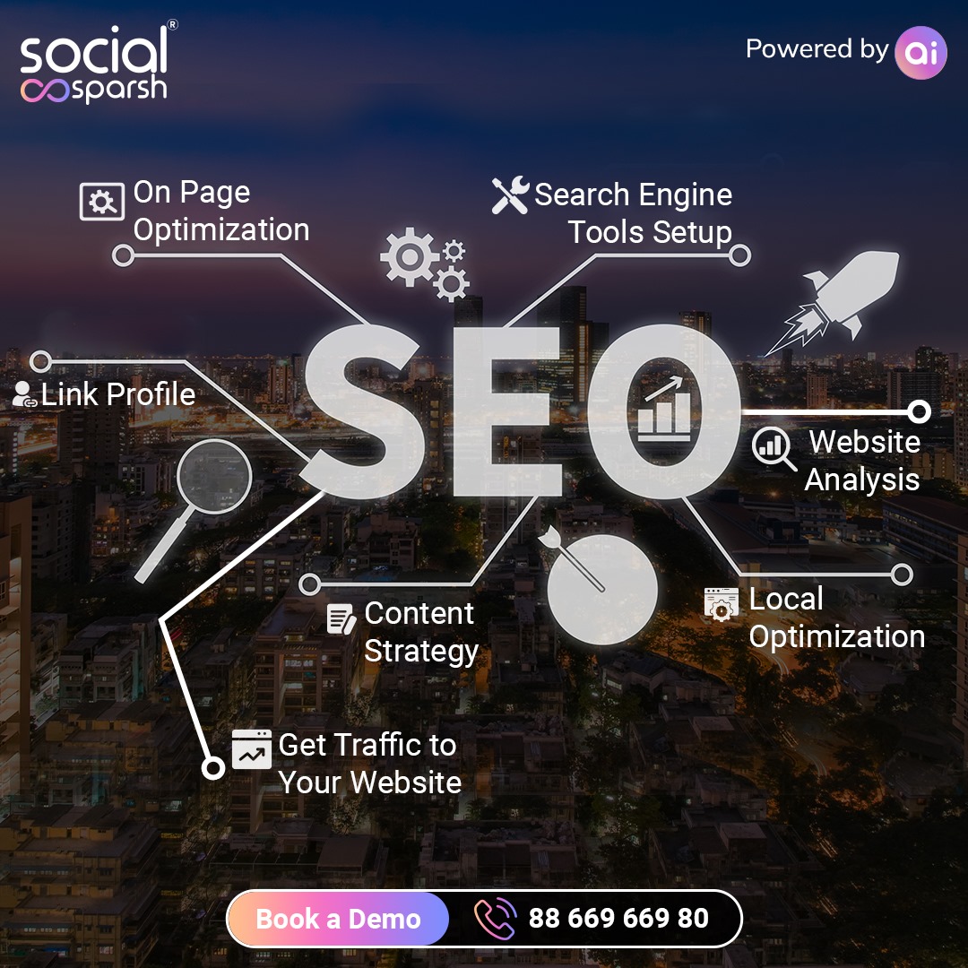 Elevate your online presence and dominate search engine rankings with our tailored SEO services.

#socialsparsh #SEO #DigitalMarketing #SearchEngineOptimization #OnlineVisibility #BusinessSuccess #digitalpresence #chatbots #post #card #socialmediaposting #digitalmarketing