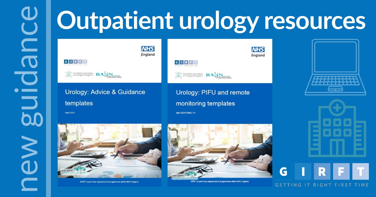!!Urology teams!! We’ve got a new collection of resources to support you to transform & improve outpatient services ⭐️A&G toolkit to optimise usage ⭐️17 adaptable templates for A&G responses ⭐️Guidance on PIFU & remote monitoring More info: bit.ly/3wwco40 @BAUSurology