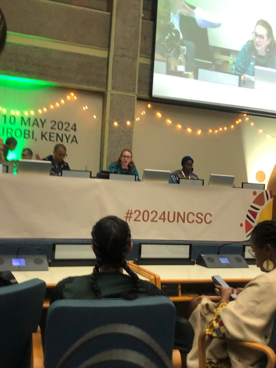 Delegates from @womeninGH @RuthMbugua01 seized the opportunity to advocate for their priorities, including calls for Universal Health Coverage(UHC) and the integration of gender-responsive systems, alongside the inclusion of a comprehensive(SRHR) framework, among other key areas.