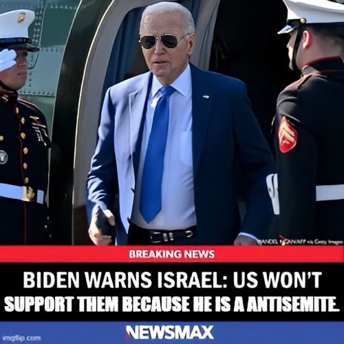 Biden halts arms shipments to Israel. 🤬 Biden ♥️ Hamas.🖕#FJB