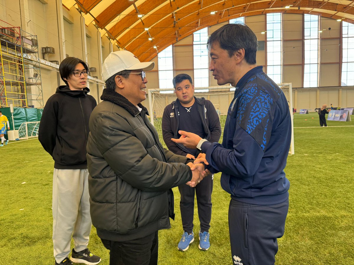 Walking Football Challenge by Kazakhstan Football Federation or KFF @KFF_Team Indonesian embassy @nursultan_kbri is the only embassy that join this championship ~#DubesRIKazakhstanTajikistan #IniDiplomasi #RintisKemajuan @Kemlu_RI #KBRIAstanaTheServingEmbassy @PEDOMAN_id