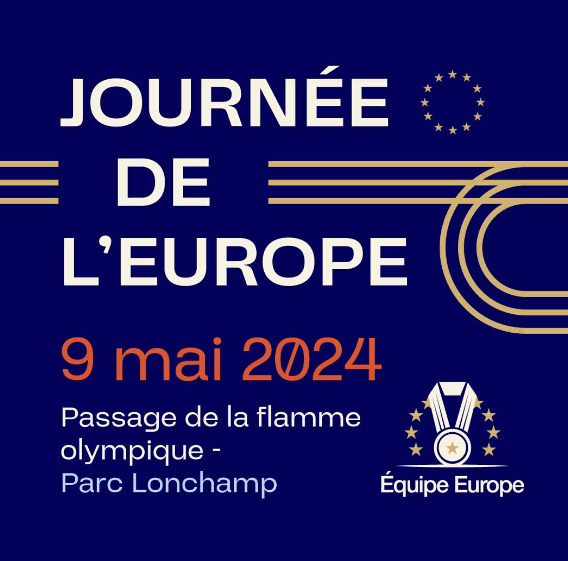 Magnifique symbole que cette “équipe Europe” qui porte aujourd’hui la #FlammeOlympique #JournèedelEurope #Marseille