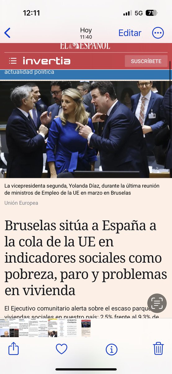 Tras seis años de gobierno social comunista , España se sitúa entre los peores de la UE en pobreza, paro y vivienda Además, tenemos el gobierno de @sanchezcastejon enfangado en la corrupción política, económica y social. En eso son los primeros y destacados