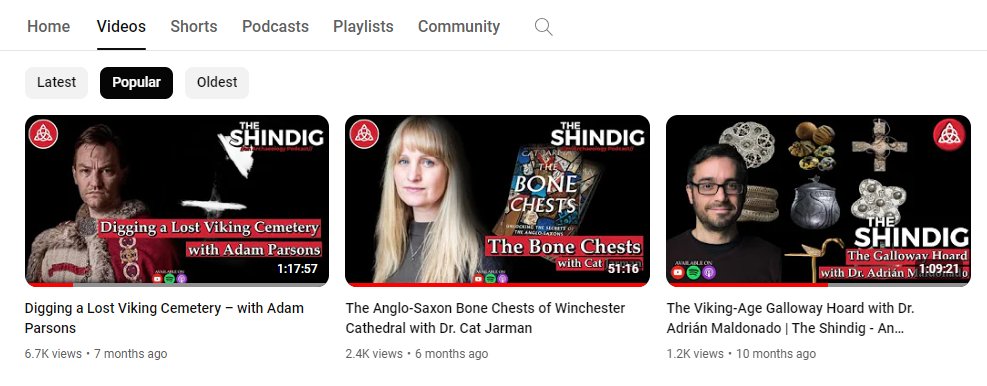 A lost Viking cemetery - @eblueaxe ☠️🪓 Anglo-Saxon Bone Chests - @CatJarman 🦴💀 The Viking-Age Galloway Hoard - @amaldon 👑🏆 📺 Watch the award-winning, ⭐️⭐️⭐️⭐️⭐️-rated Shindig Archaeology Podcast on the Red River Archaeology Group @YouTube: youtube.com/@RedRiverArcha…