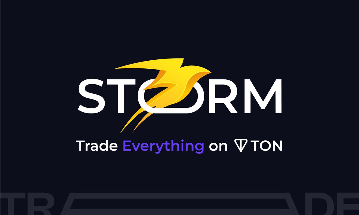 Welcome to Storm Trade - the first derivatives DEX on TON ⚡️👇 Storm Trade is the first decentralised derivatives trading platform on @Telegram, built on the #TON blockchain and allowing trading with leverage up to x50. With direct integration into Telegram and SocialFi…