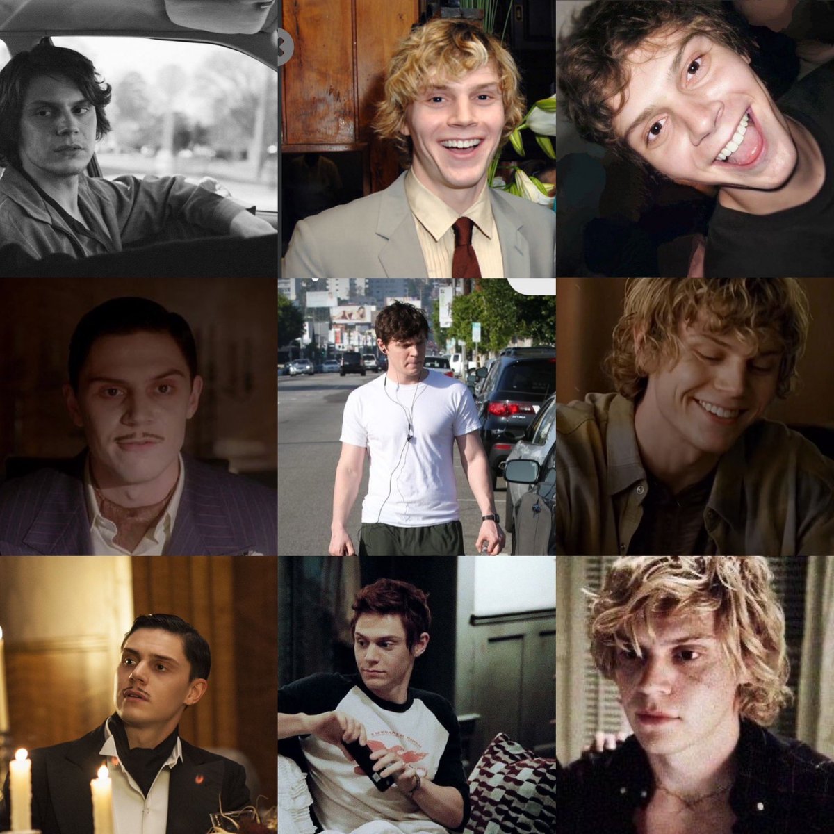 Evan Peters (pictures from the TL)