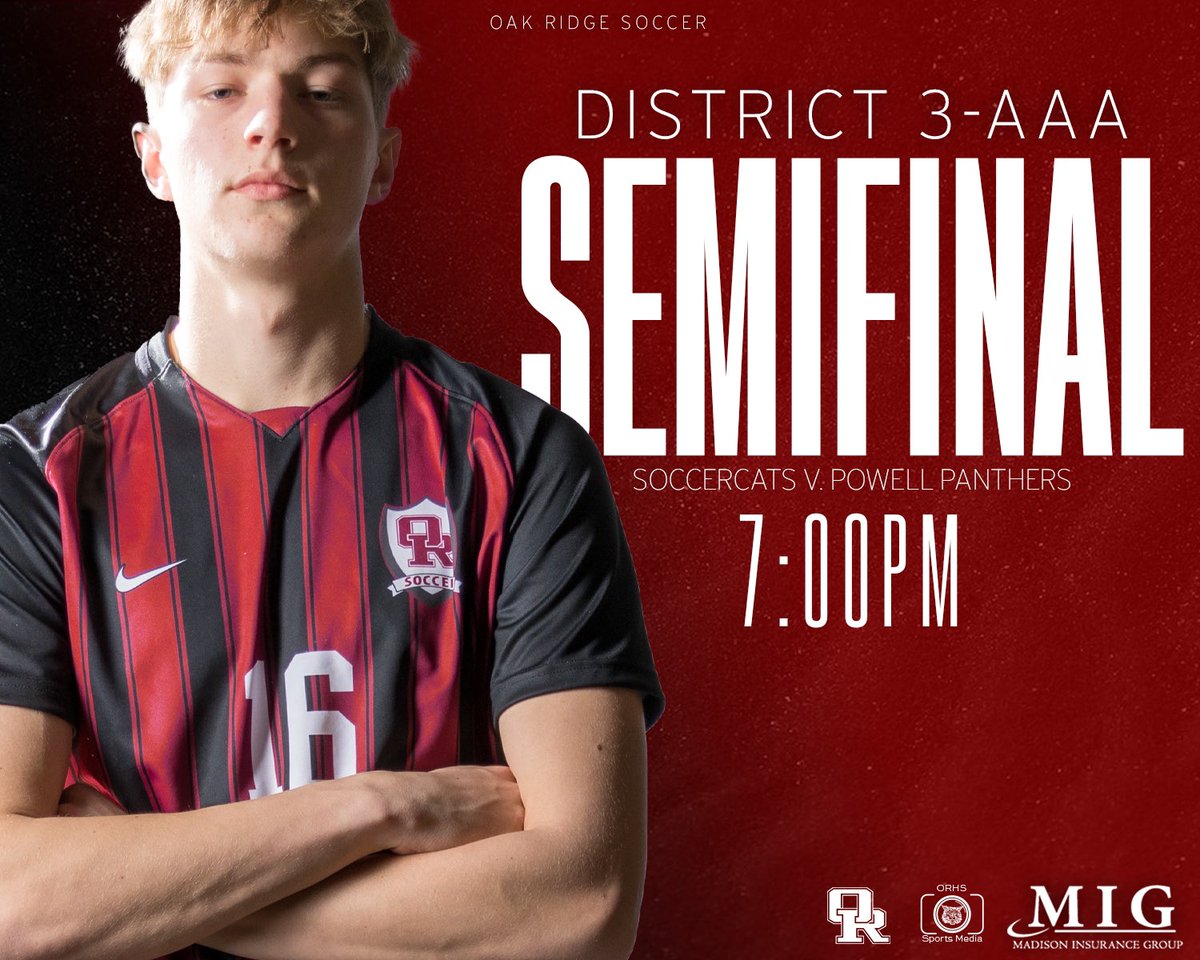 District 3 Semi tonight at ORHS. Weather looks promising. ⚽️