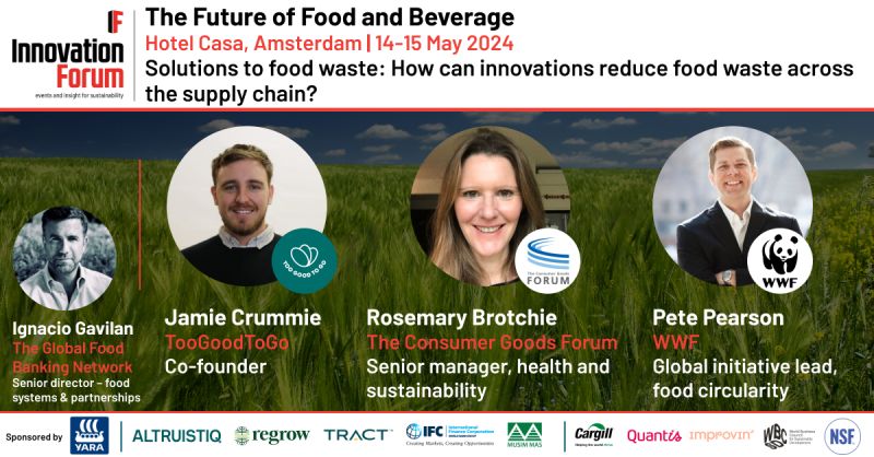 Our Co-Founder @Jamiecrummie will be attending @InnovaForum's Food and Beverage conference next week in Amsterdam. He will be delving into how innovative solutions can reduce food waste across the supply chain. Tickets available here: innovationforum.co.uk/conferences/th…