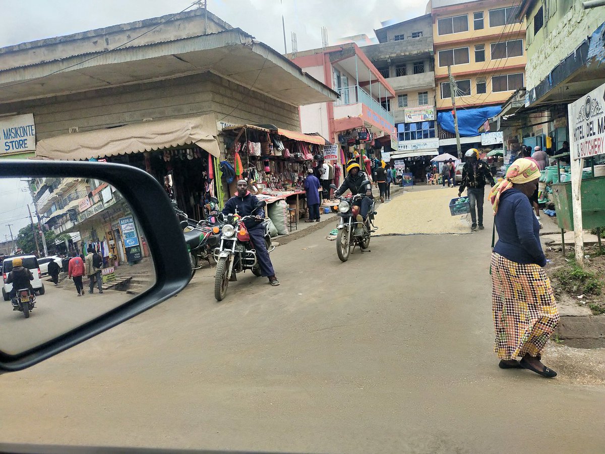 Narok Town; Very congested, parking nightmare, and the very roads supposed to ease movement are used to dry maize.  <a href="/Ma3Route/">Ma3Route</a> <a href="/sikikasafety/">SIKIKA ROAD SAFETY</a> <a href="/sikikaroadsafek/">Sikika road safety</a> <a href="/road_driving/">Road Safety and Safe Driving Practices</a>