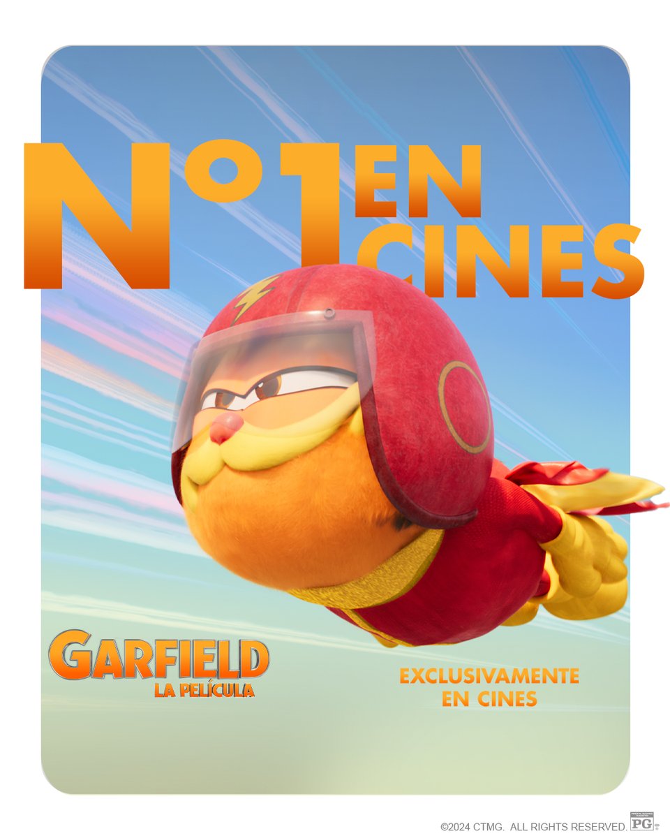 Esta primavera, prepárate para una aventura única junto a Garfield. #GarfieldLaPelícula, exclusivamente en cines .