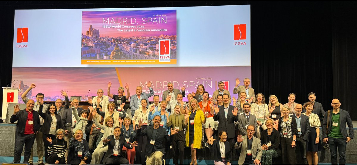 See our great #VASCERN-VASCA group well represented at the ongoing #ISSVA world congress in Madrid. #VASCAPA #HEVAS #CMTC #Revamp #WELBIO #deduveinstitute #Vascular #Malformation #lymphatic #hemangioma