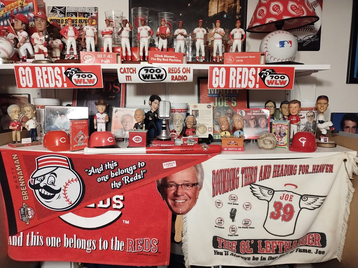 We miss Marty and Joe in the Reds booth.