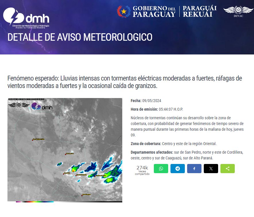 Entrevista 🗣 Araceli Fernández, meteoróloga ➡️ Alerta meteorológica para algunas zonas ➡️ Se mantendrá ambiente fresco por los próximos días #DuplexNacional