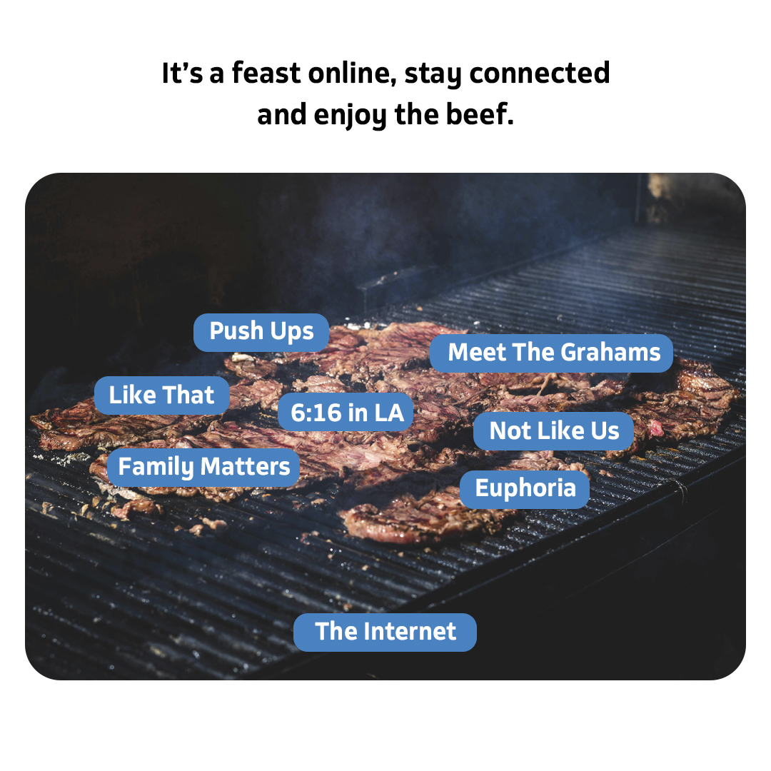 Don’t panic, fam. Stay connected with our daily, weekly, or monthly social bundles and witness the biggest rap beef in real time as it all goes down online. 🥩 Dial *180*1# to stay connected📱