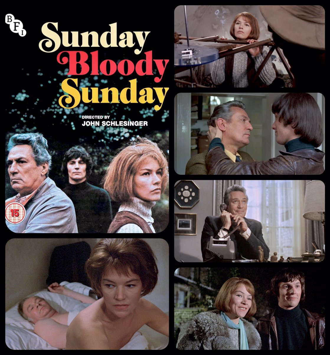 “SUNDAY BLOODY SUNDAY” (1971) dir. John Schlesinger

Glenda Jackson, Peter Finch, Murray Head, Peggy Ashcroft, Tony Britton

🎬 #UnitedArtists