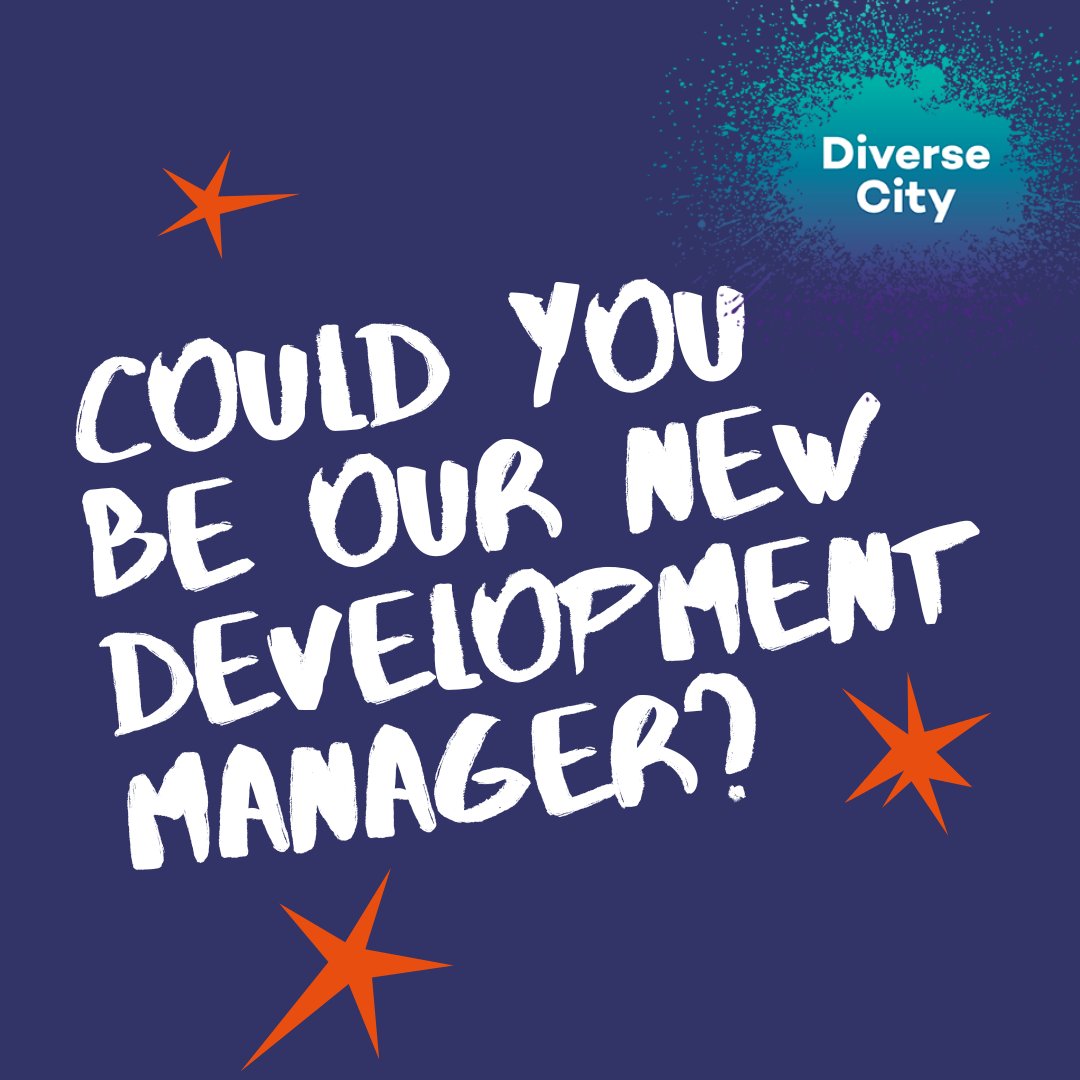 Come and #WorkWithUs! diversecity.org.uk/2024/05/09/wer…

Job pack is on our site now, and is available in #AudioDescribed &amp; #BSL formats.

#JobOpportunity #CharitiesJobs #ArtsJobs #TheatreJobs #DevelopmentJobs #DevelopmentManager #Vacancies #Hiring