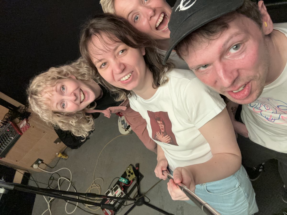 will these 4 people who can't use a selfie stick properly see you in bristol this weekend? <a href="/DeadpunkPromo/">Deadpunk</a>