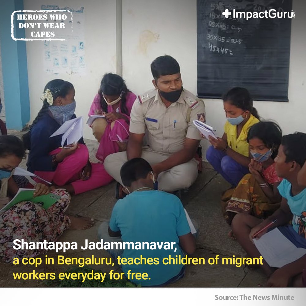 Shielding Dreams: Amidst the streets and sirens, a compassionate cop carves a path of light, teaching the children of migrant workers the power of knowledge and hope, and belonging, one lesson at a time! #ActsOfKindness #RightToEducation #ChildEducation