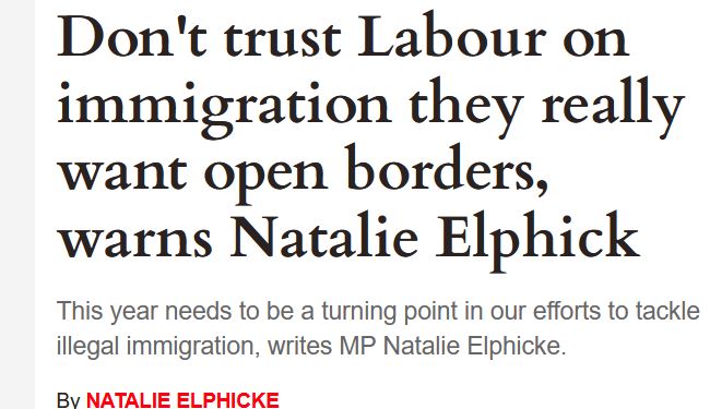 #NatalieElphicke - Was keen to #StoptheBoats - The move to #Labour - MAKES NO SENSE! Voted for Illegal Migration Bill & Rwanda Bill - Joins #Labour the party that welcomes illegals with open arms The Party that voted against stopping the boats over 100 times - Would scrap…