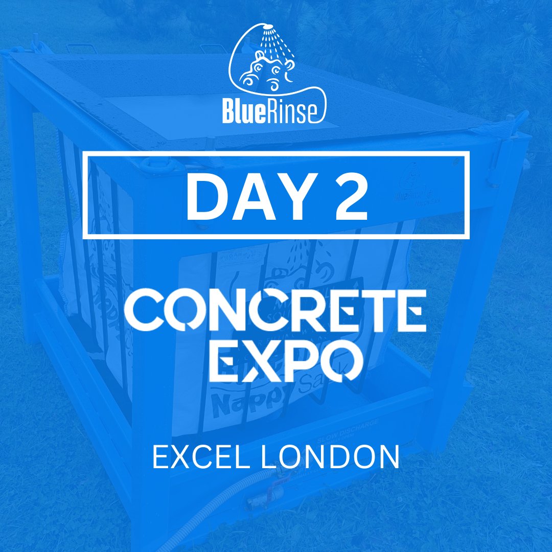 Join us for day 2 at @Concrete_Expo in London!

Come and take a look at our latest innovation, The Puppy Tub and learn how BlueRinse can improve your site compliance.

For More Information Call - +44 (0)1538 754133

 #Excel #london #expo #ConcreteExpo #exhibition #events2024