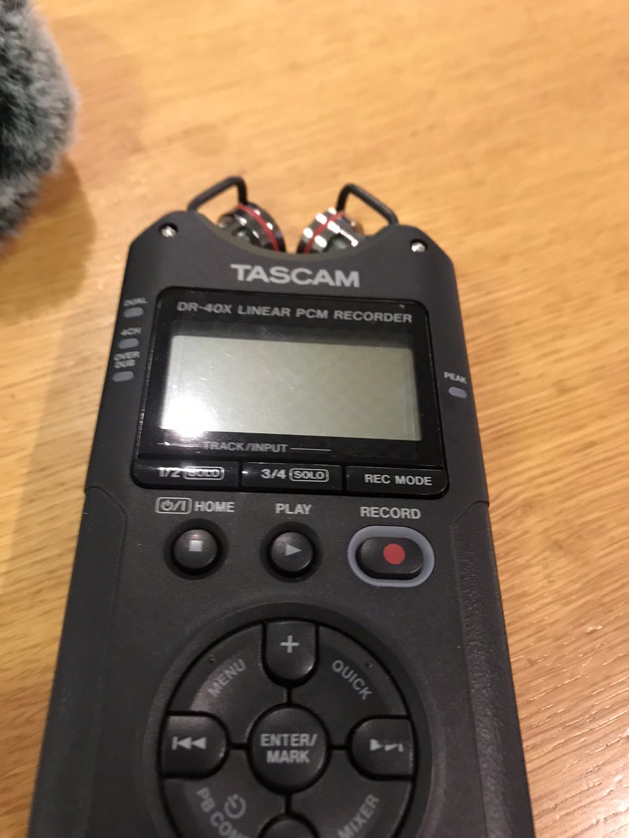 The Tascam DOES sort of look like a taser. You win this round Birmingham Airport Security.