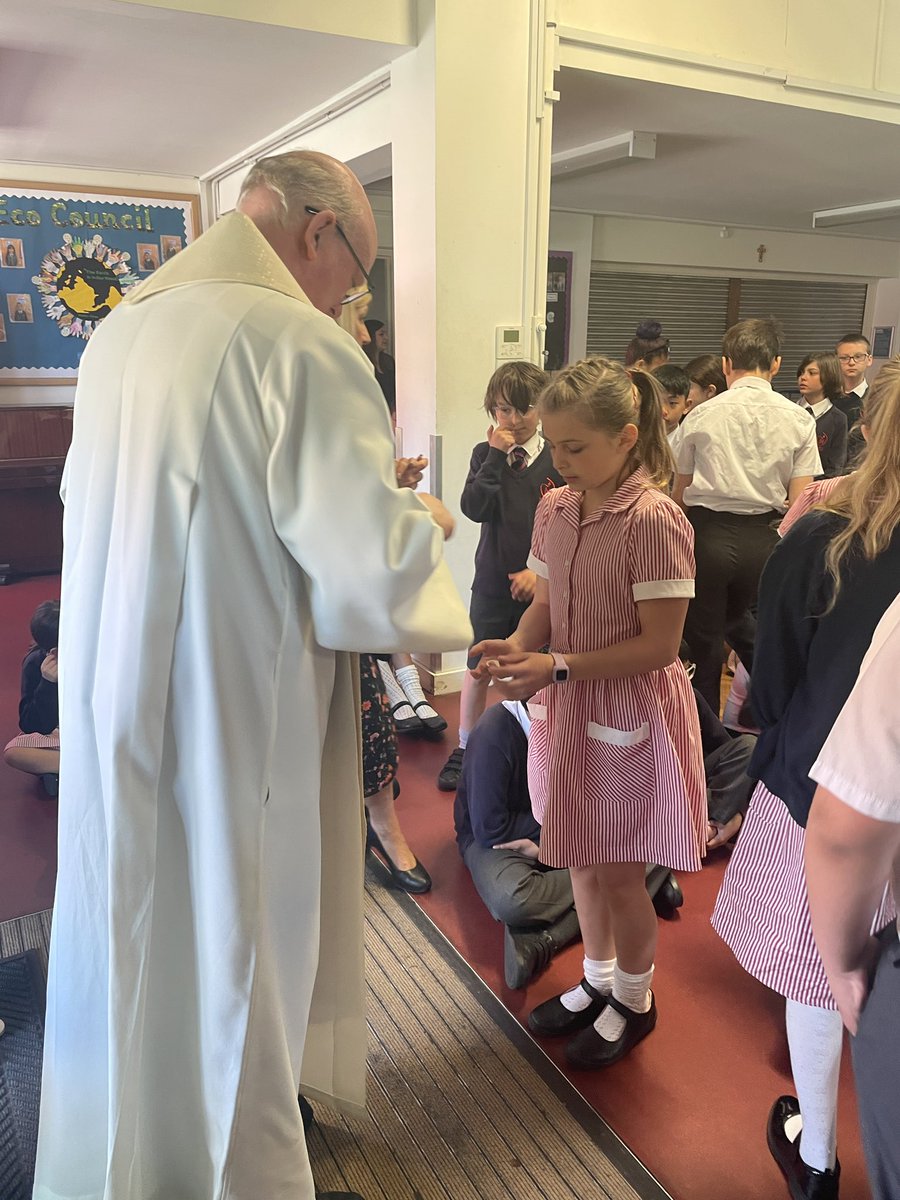 Today we celebrated the Feast of the Ascension with a special Mass at school. Thank you so much to Father Martin for a joyful and uplifting Mass. We loved it! #personalgrowth #wearesacredheart