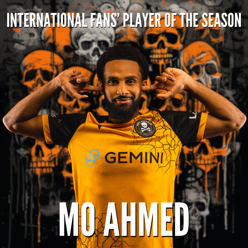 realbedford's tweet photo. 🌐 Global Superstar 🤩

Mo Ahmed won our International Fan's Player of the Season award after 25 goals and assists over the campaign!

🎥 This award is voted by the International fans who watch the live stream each week on our website. 

#RBFC 🏴‍☠️ https://t.co/RkhfG4gjaM